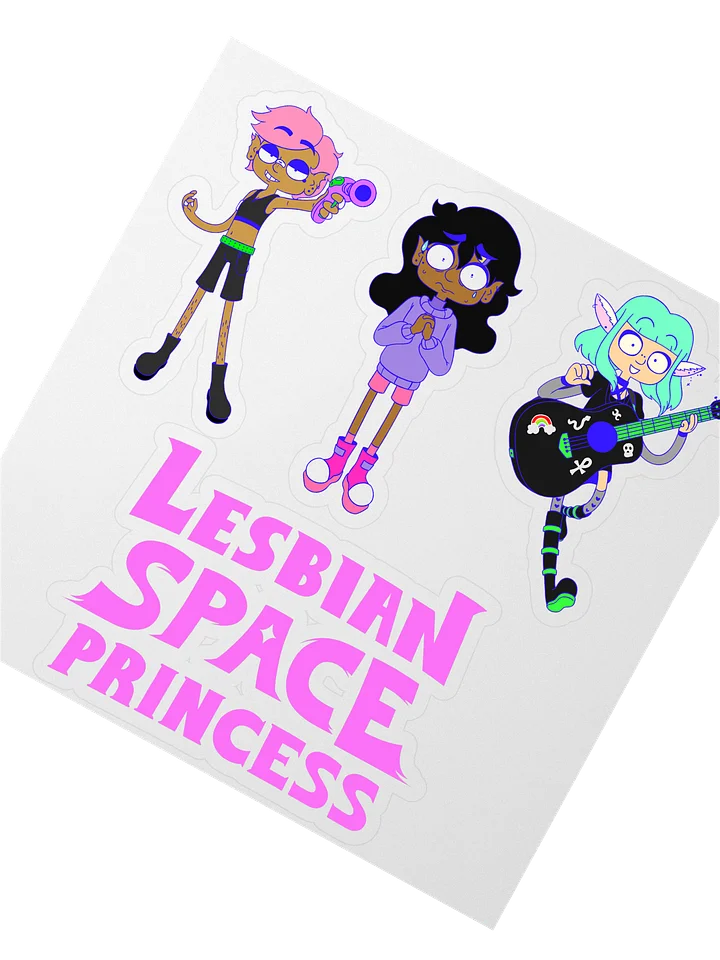 Queer Trio Sticker Sheet product image (2)