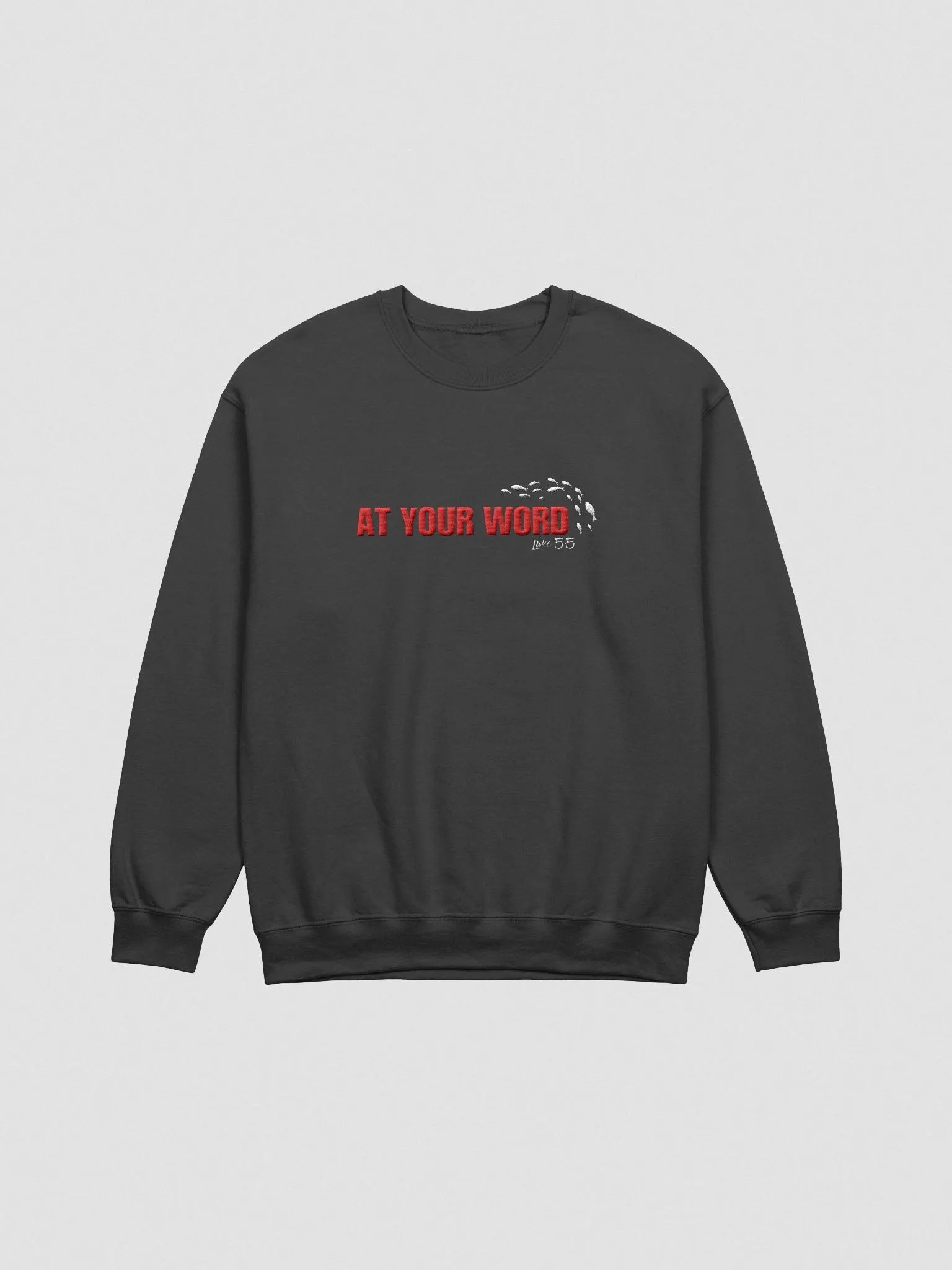 At Your Word Embroidered Crewneck Sweatshirt product image (2)