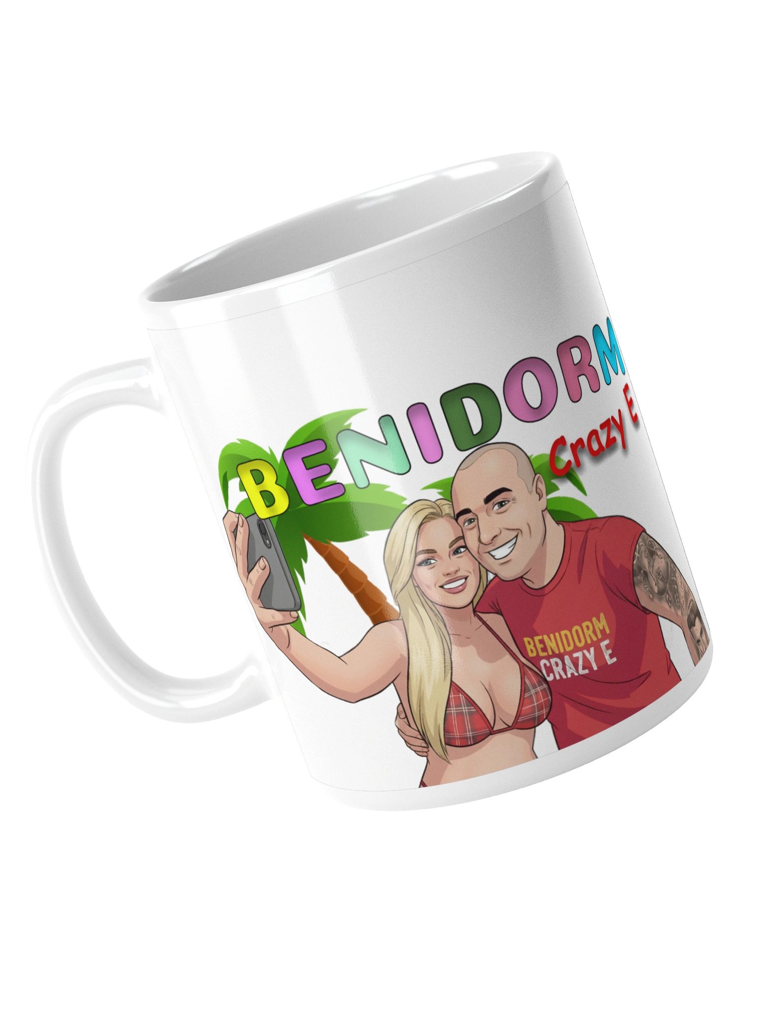 Benidorm Crazy E Plain White Mug product image (5)