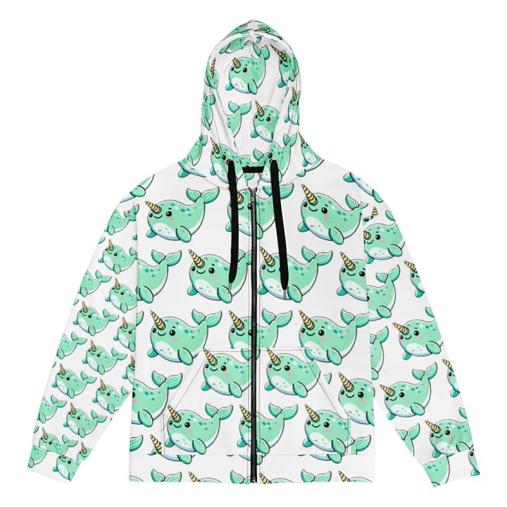 Narwhal Wonderland All-Over Zip Hoodie product image (1)