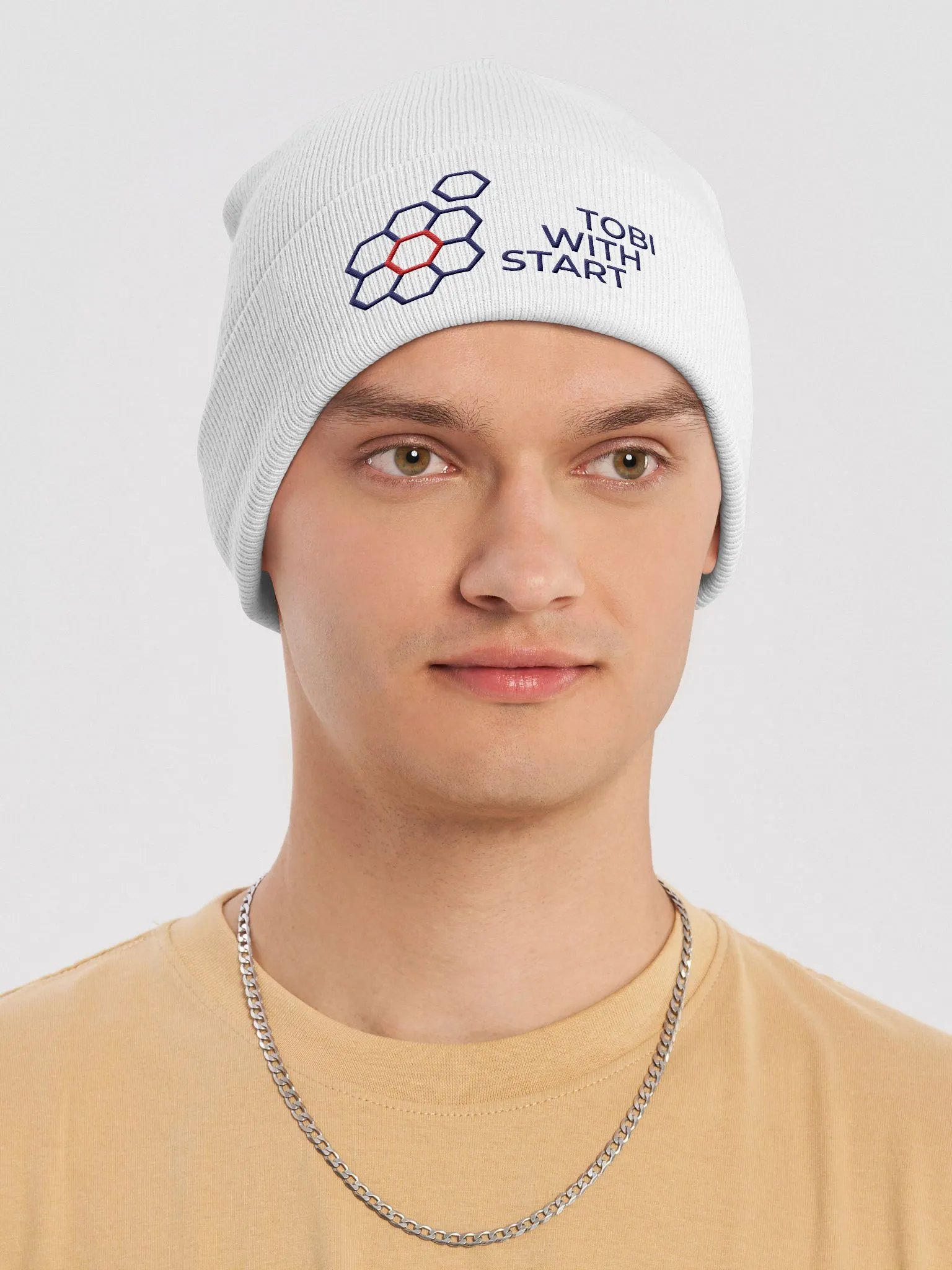 Otto Knit Beanie White product image (4)