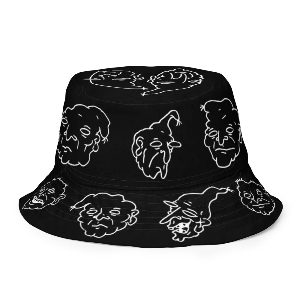 DOODLE BUCKET (WHITE REVERSABLE) product image (4)