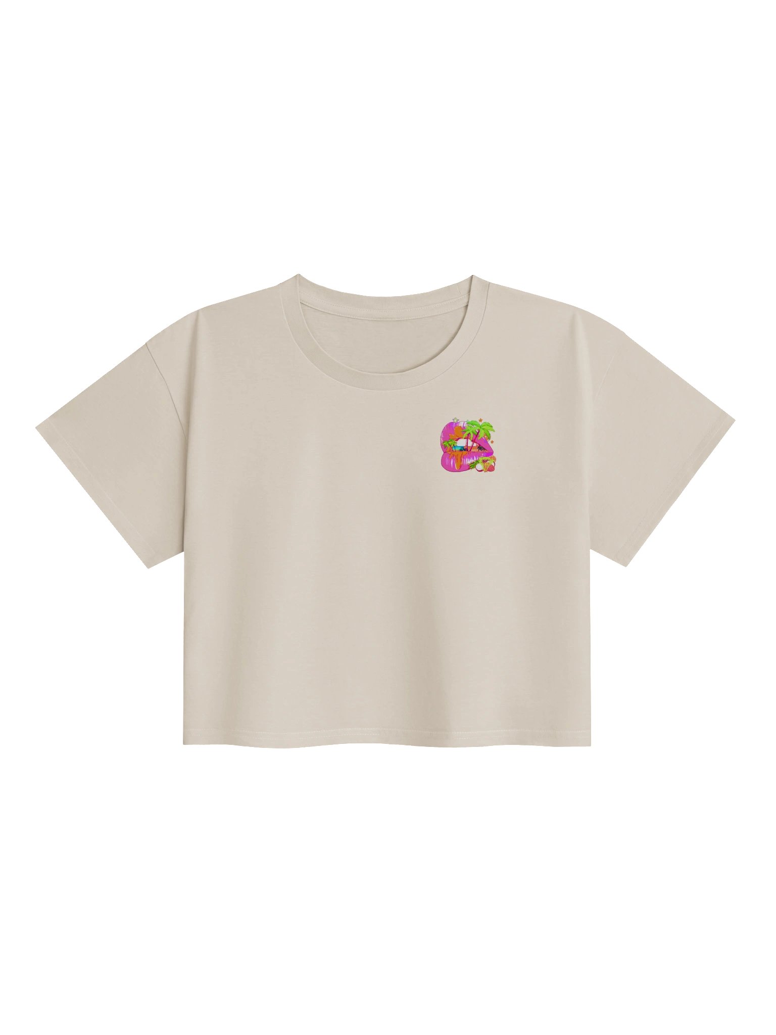 LIPS LOGO CROP TOP product image (35)