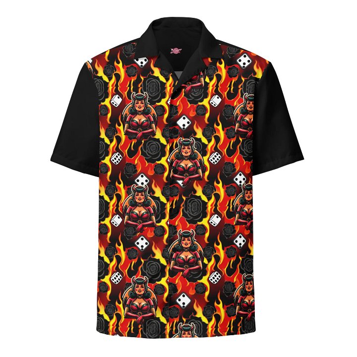 Rockabilly Devil Girl Hawaiian Shirt product image (1)