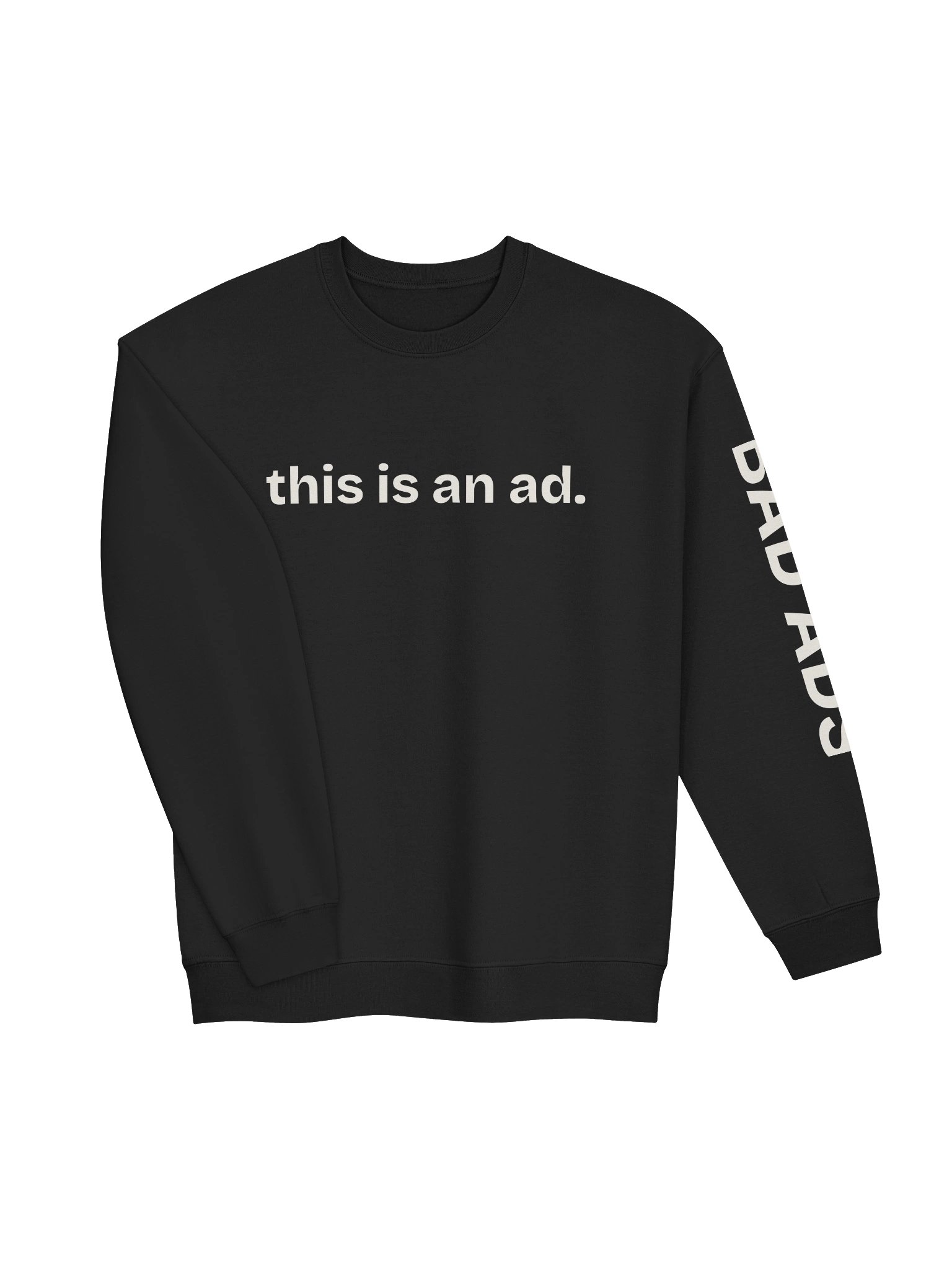 this is an ad. Crewneck product image (5)