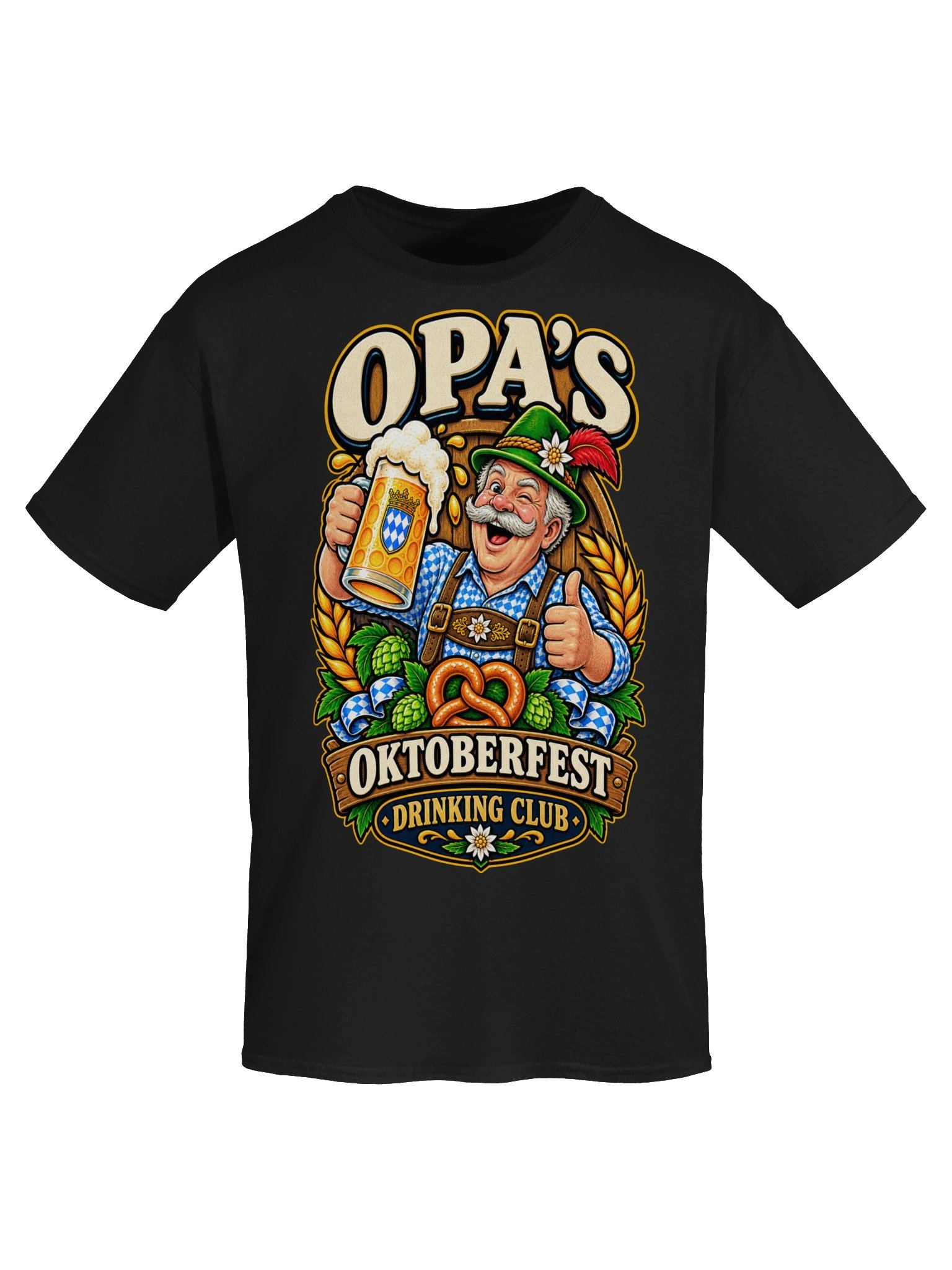 Opa’s Oktoberfest Drinking Club German Beer Vintage Tee product image (49)