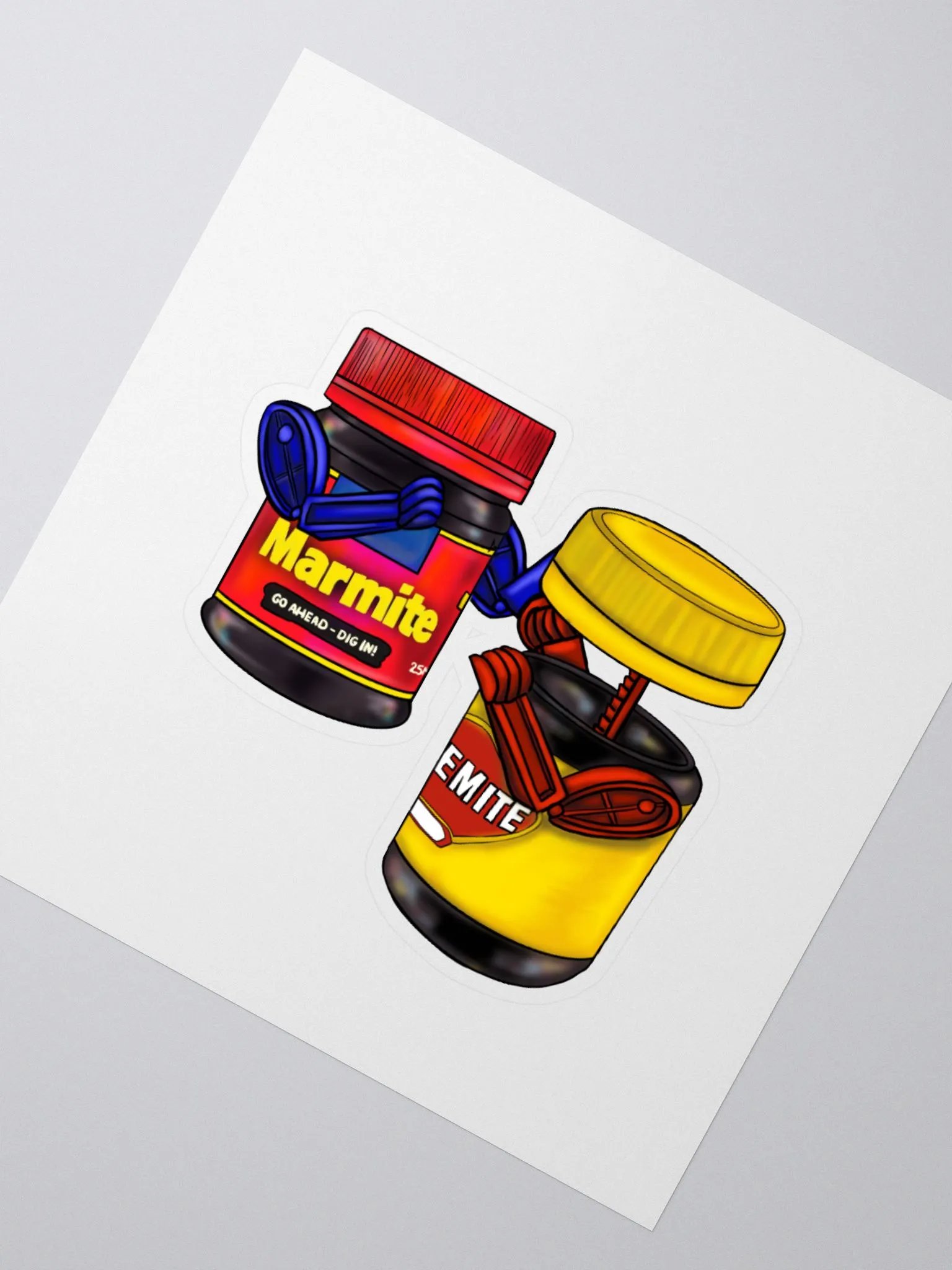 Marmite vs Vegemite Sticker product image (2)