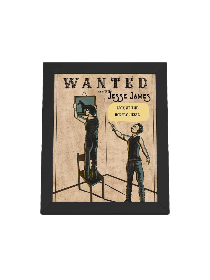 Wanted: Jesse James Framed Poster product image (1)