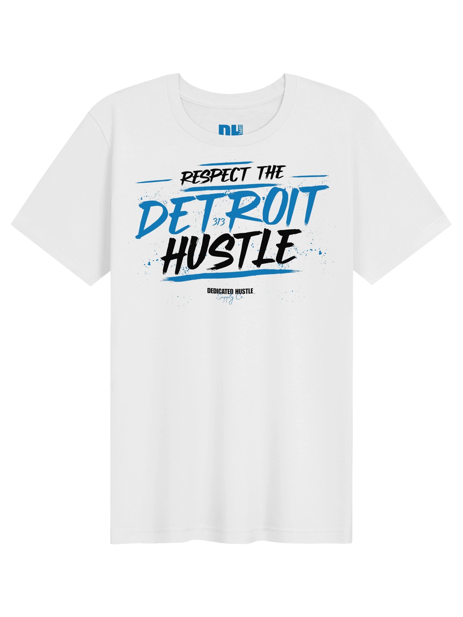 Respect The Detroit Hustle - Street Edition Tee | Light Colorways product image (1)