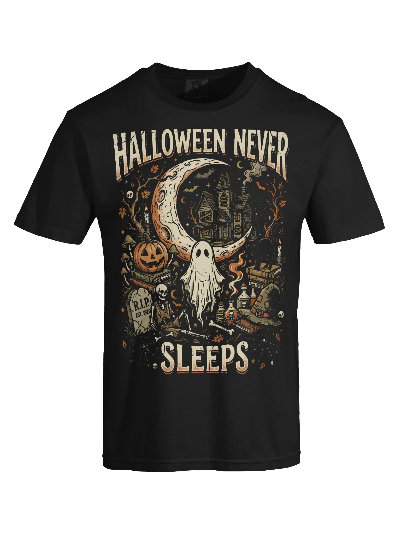 Halloween Never Sleeps – Spooky Night T-Shirt product image (62)