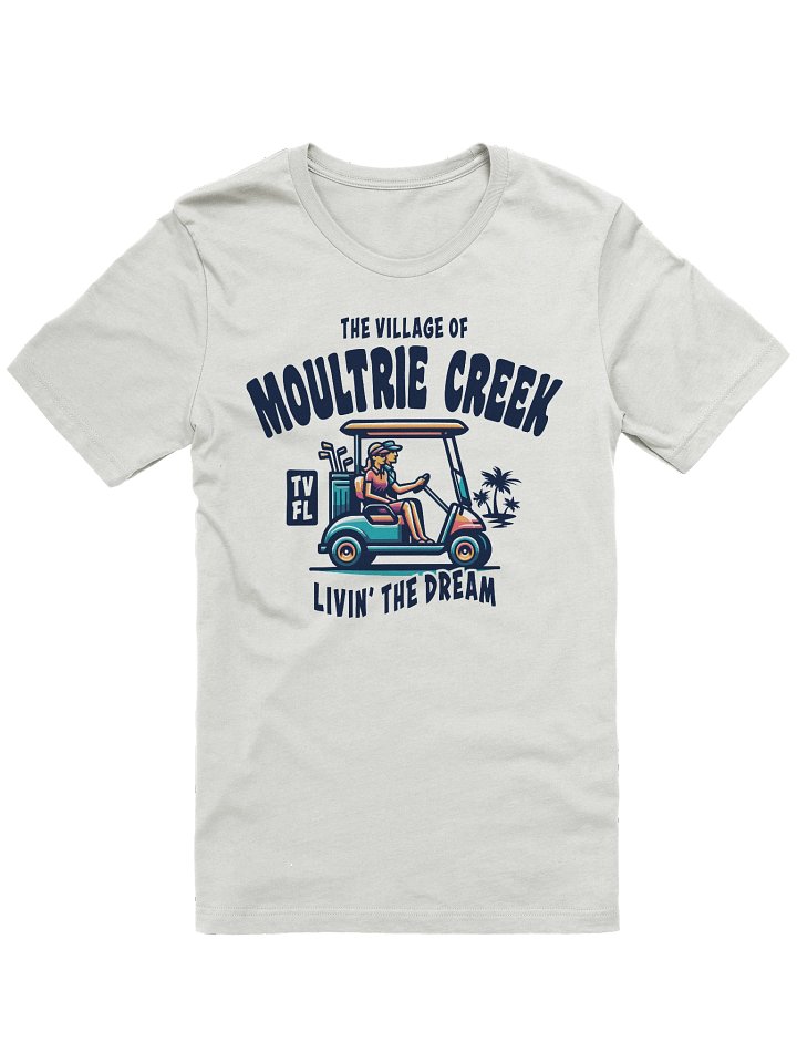 The Village of Moultrie Creek TV FL Golf Cart Design T-Shirt product image (4)