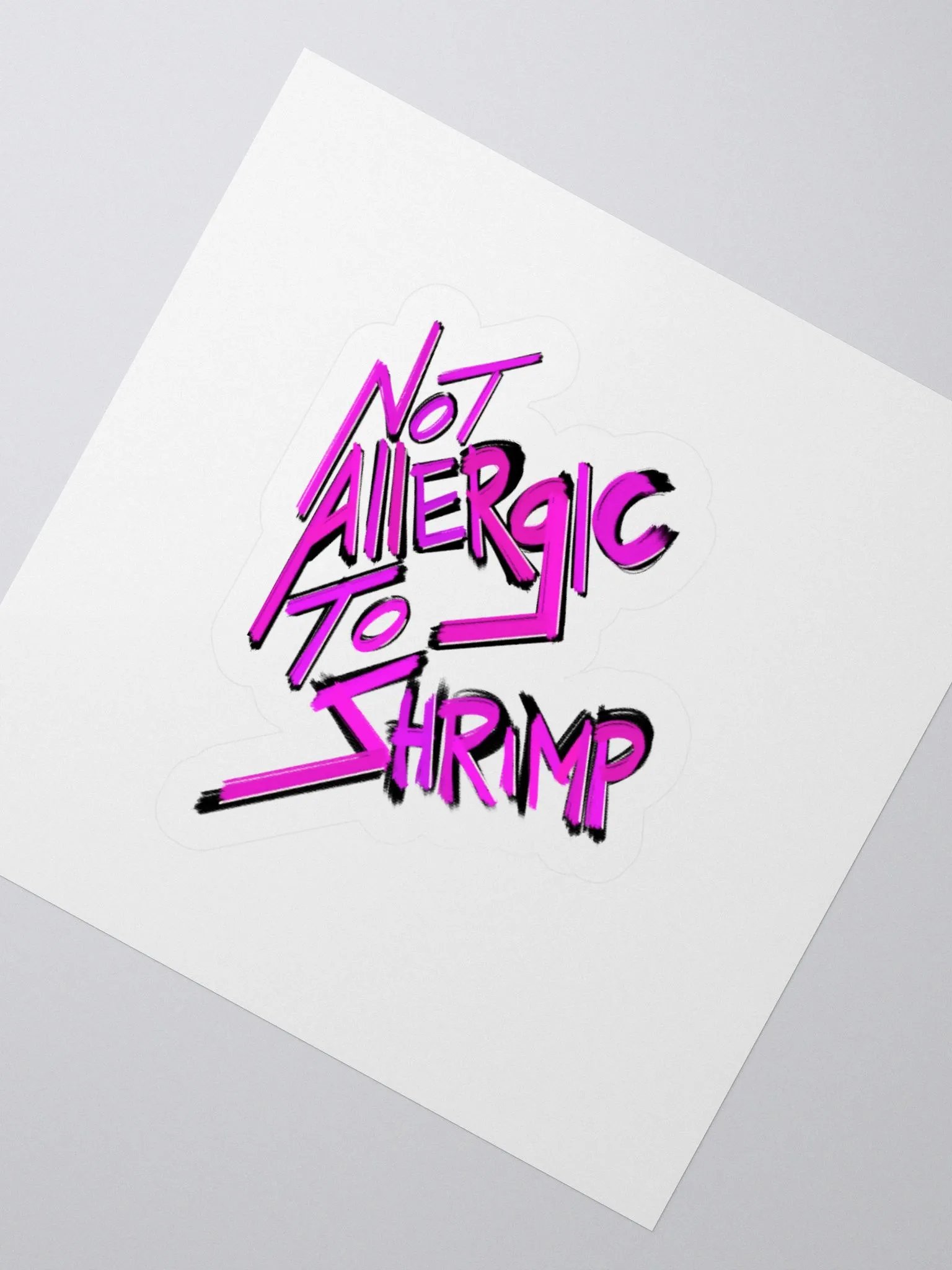 shrimp logo sticker product image (2)
