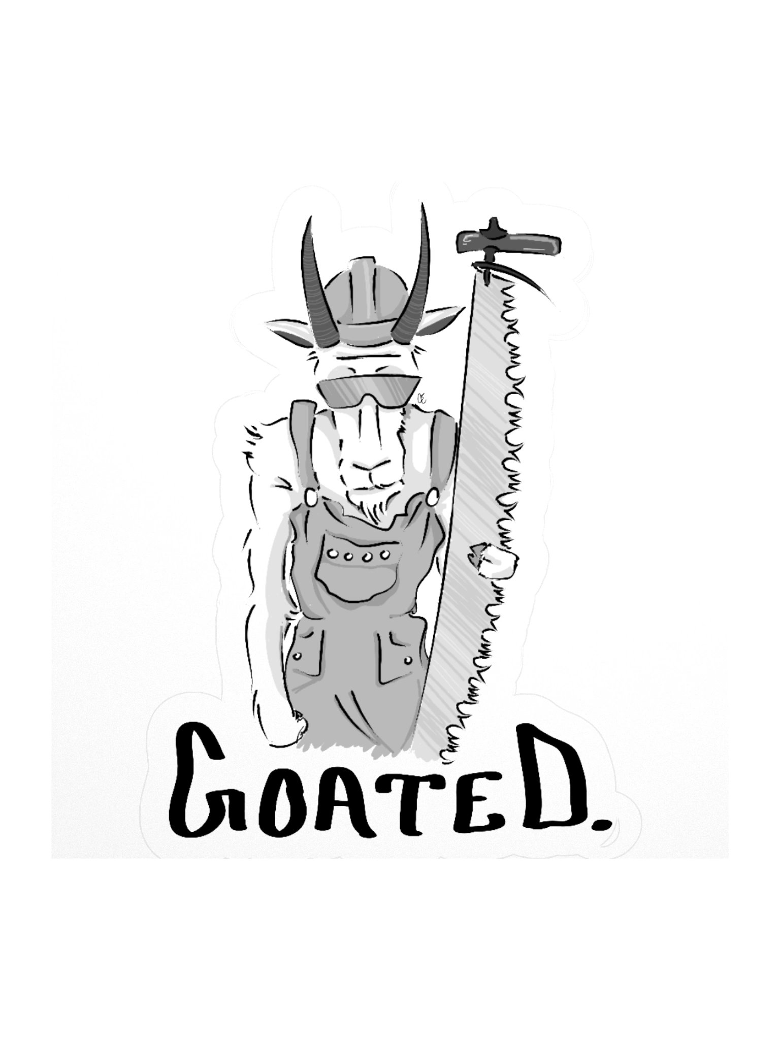 Goated Sticker product image (1)