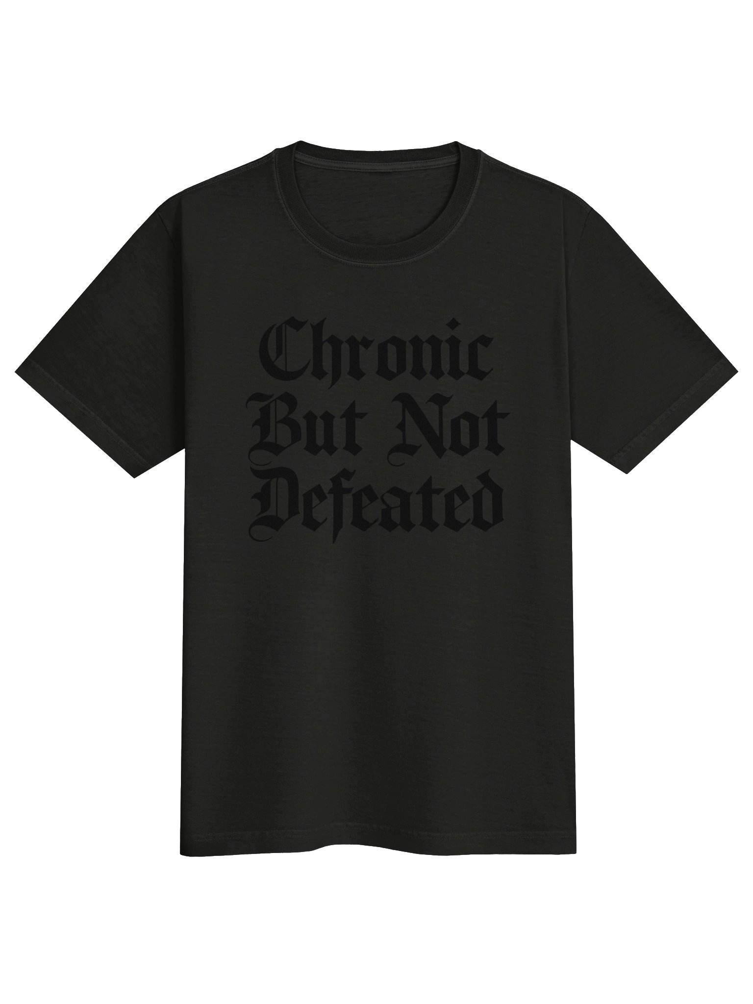 Chronic But Not Defeated Shirt | Oversized Chronic Illness Tee product image (1)