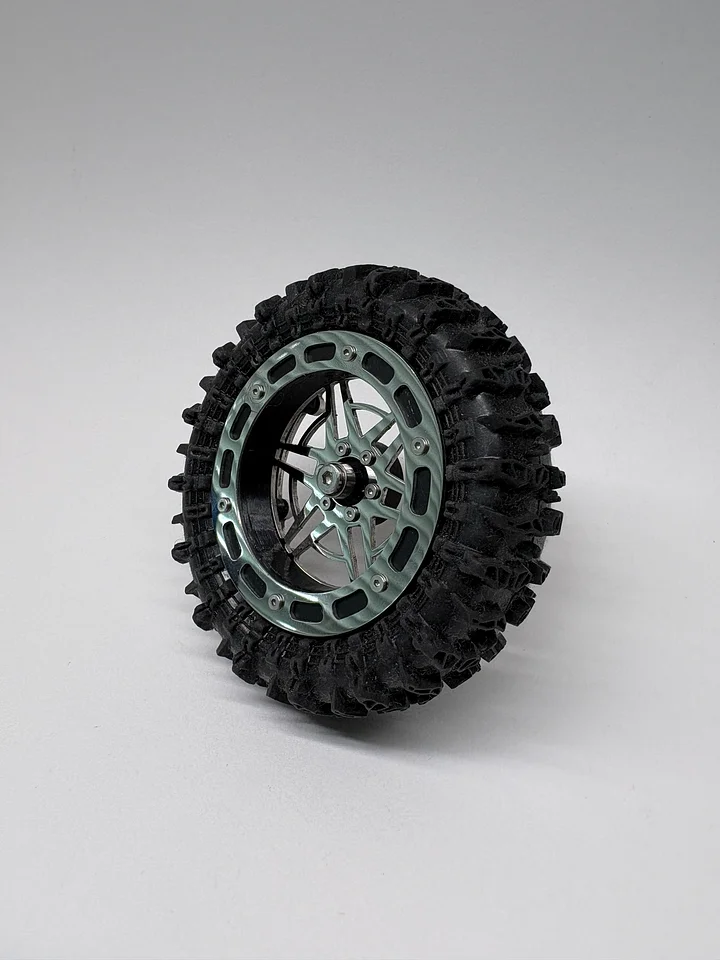 1.8" v2 Floater Wheels - "Supernova" wheel face with "Peep" floater product image (2)