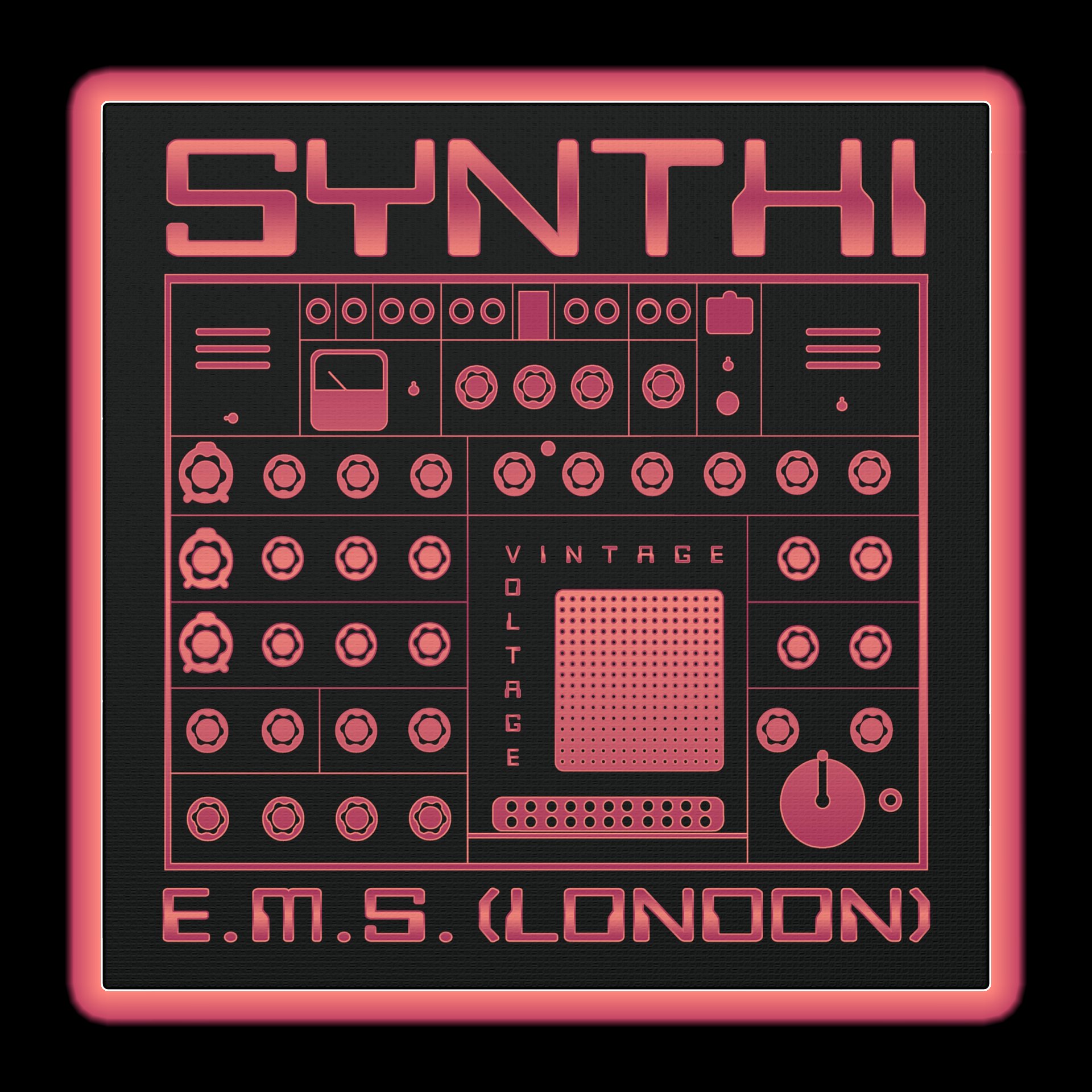 EMS Synthi Canvas Wall Art - AKS VCS3 Electronic Music Studios (Vintage Analog Synthesizer) product image (7)