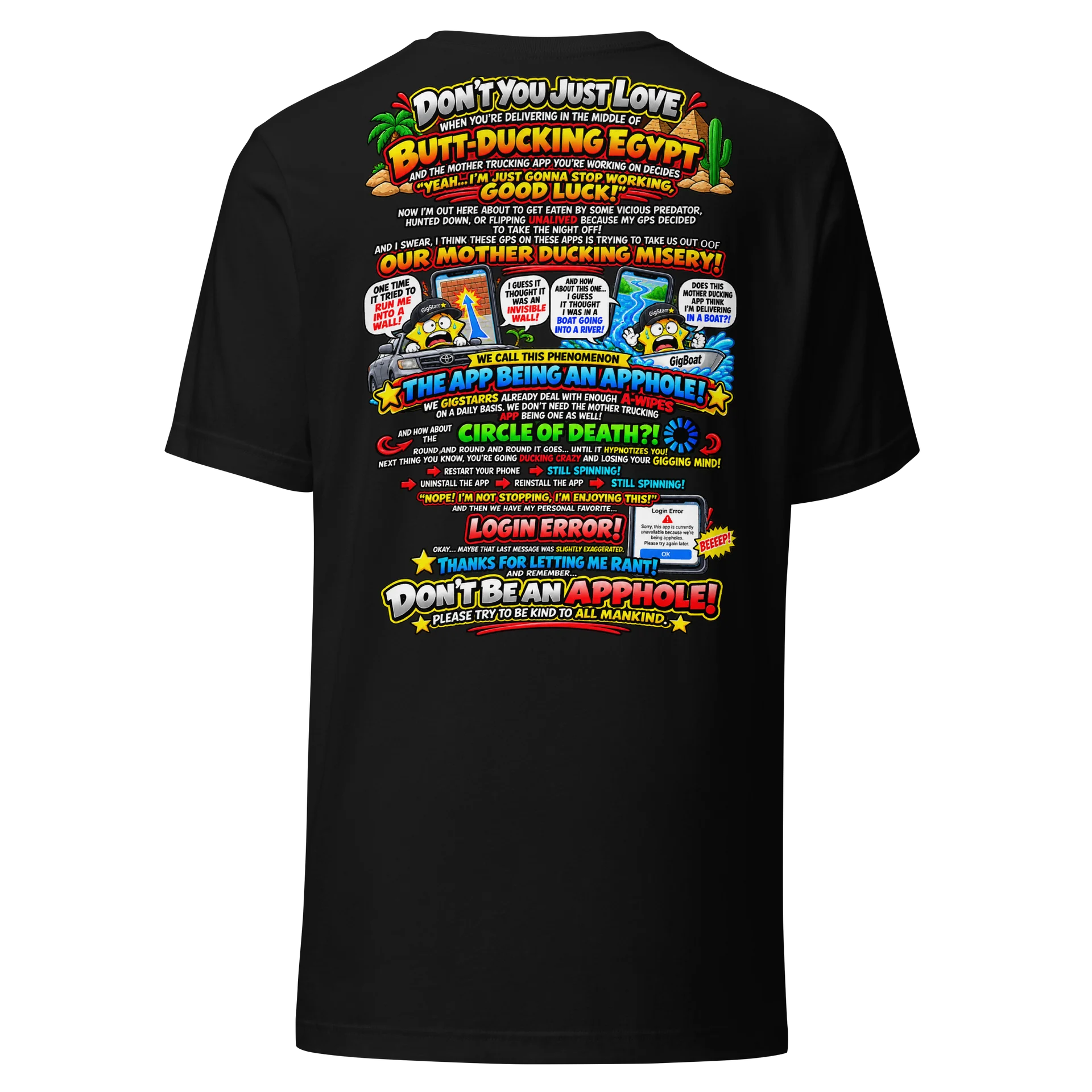 Don’t Be An AppHole — GigStarr Rant Shirt product image (2)