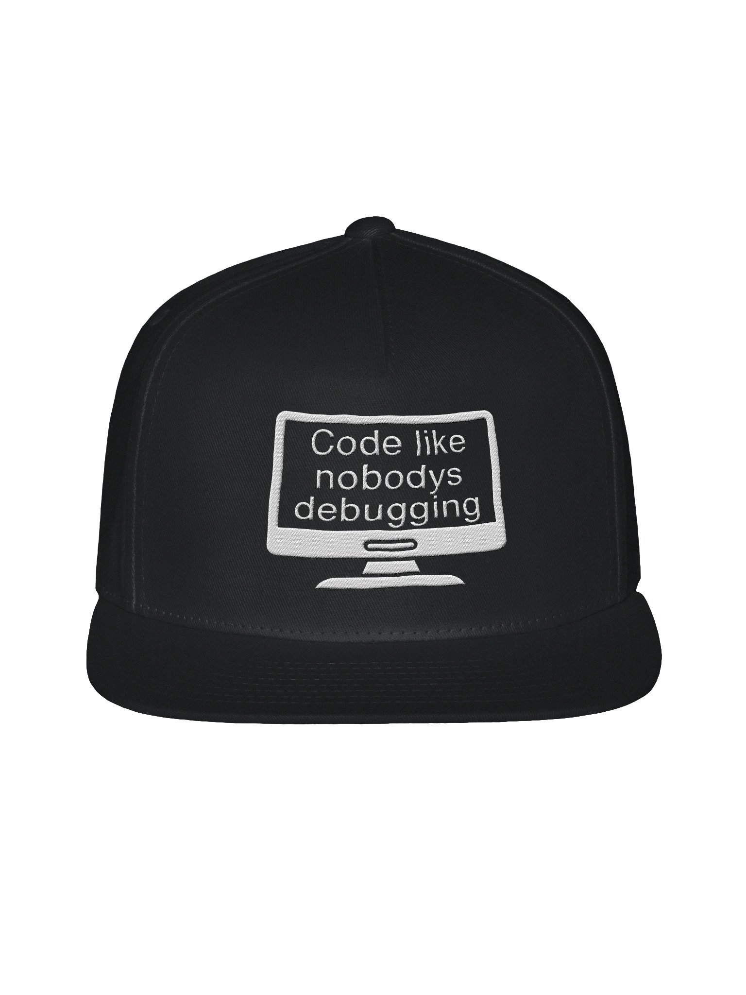 “Code Like Nobody’s Debugging” Snapback Hat – Premium Streetwear Edition product image (1)