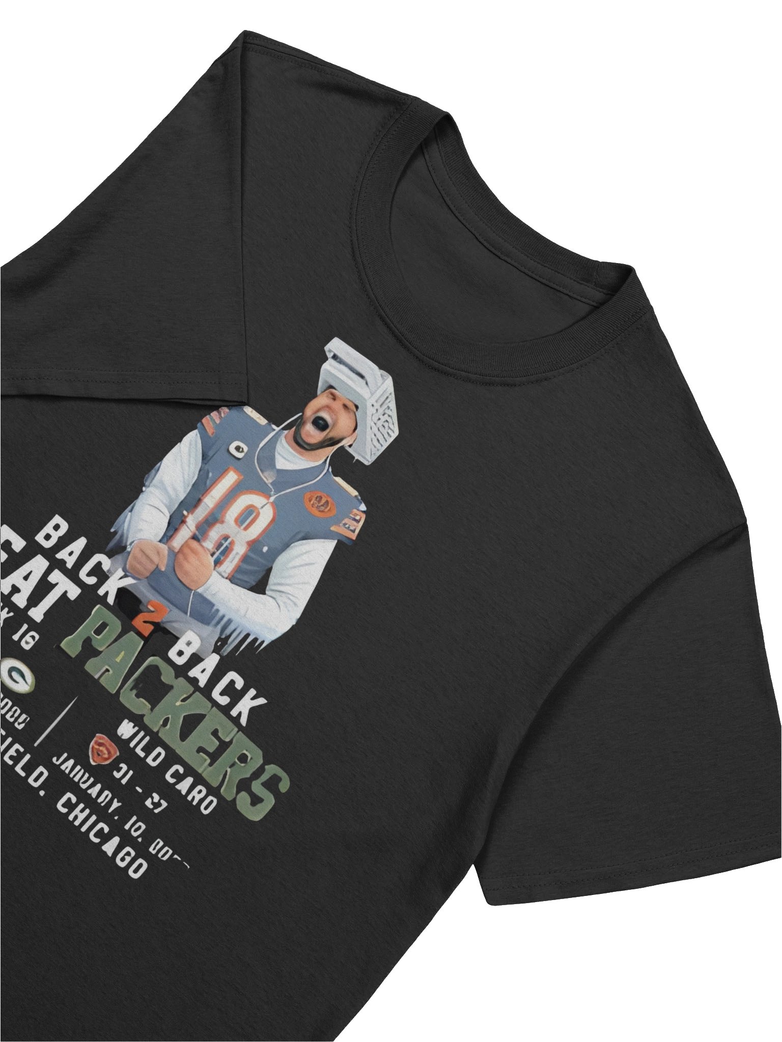 Chicago Bears Ice Man Back2Back Beat Packers 2026 T-Shirt product image (5)