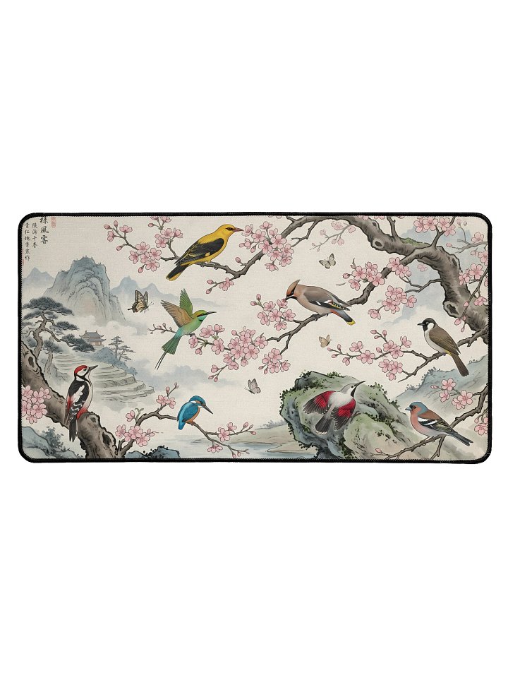 Vintage Birds - Desk Mat product image (1)