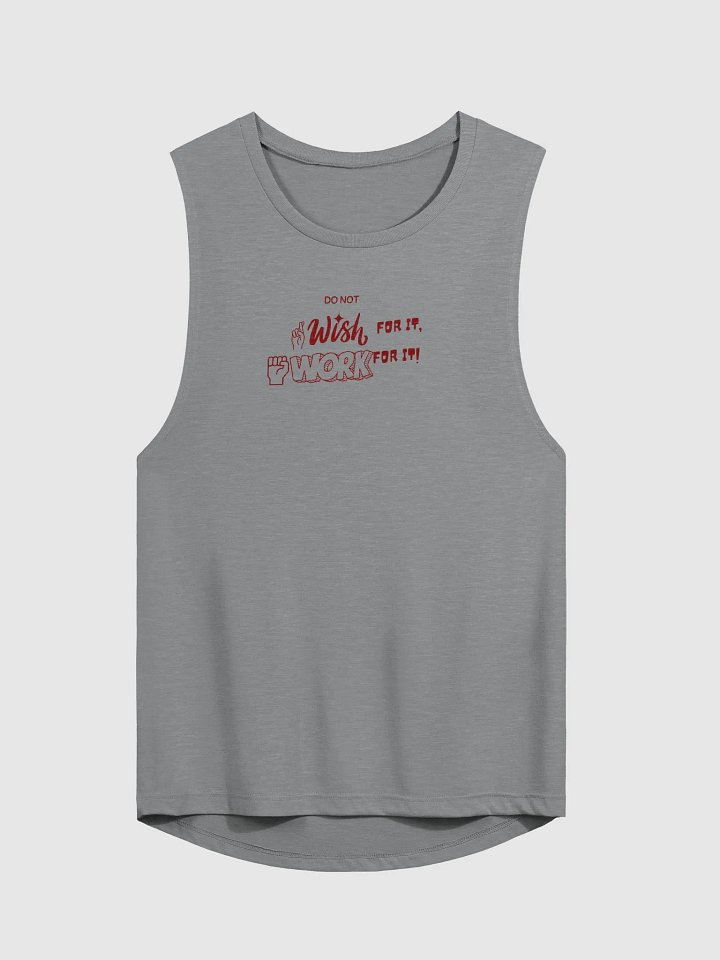 Work for it (Red font) Flowy tank product image (2)