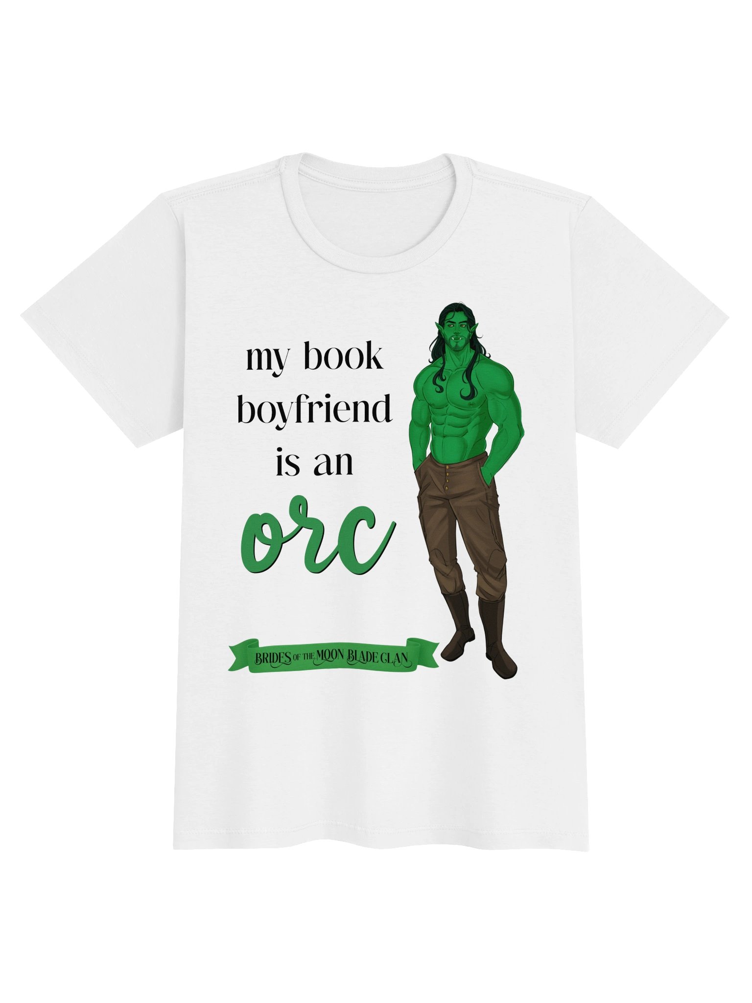 Orc Book Boyfriend Women's Tee product image (1)