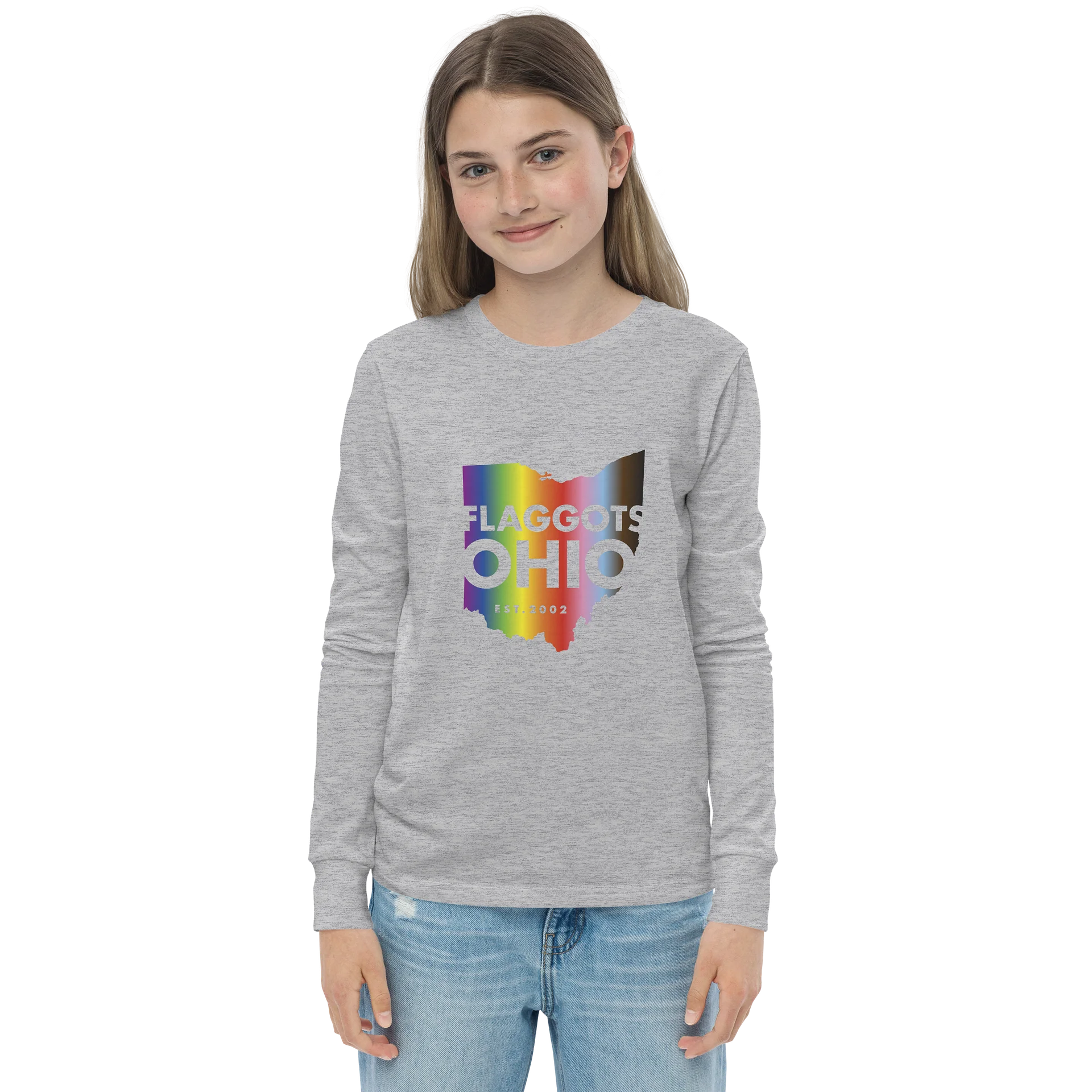 Youth long sleeved shirt product image (2)