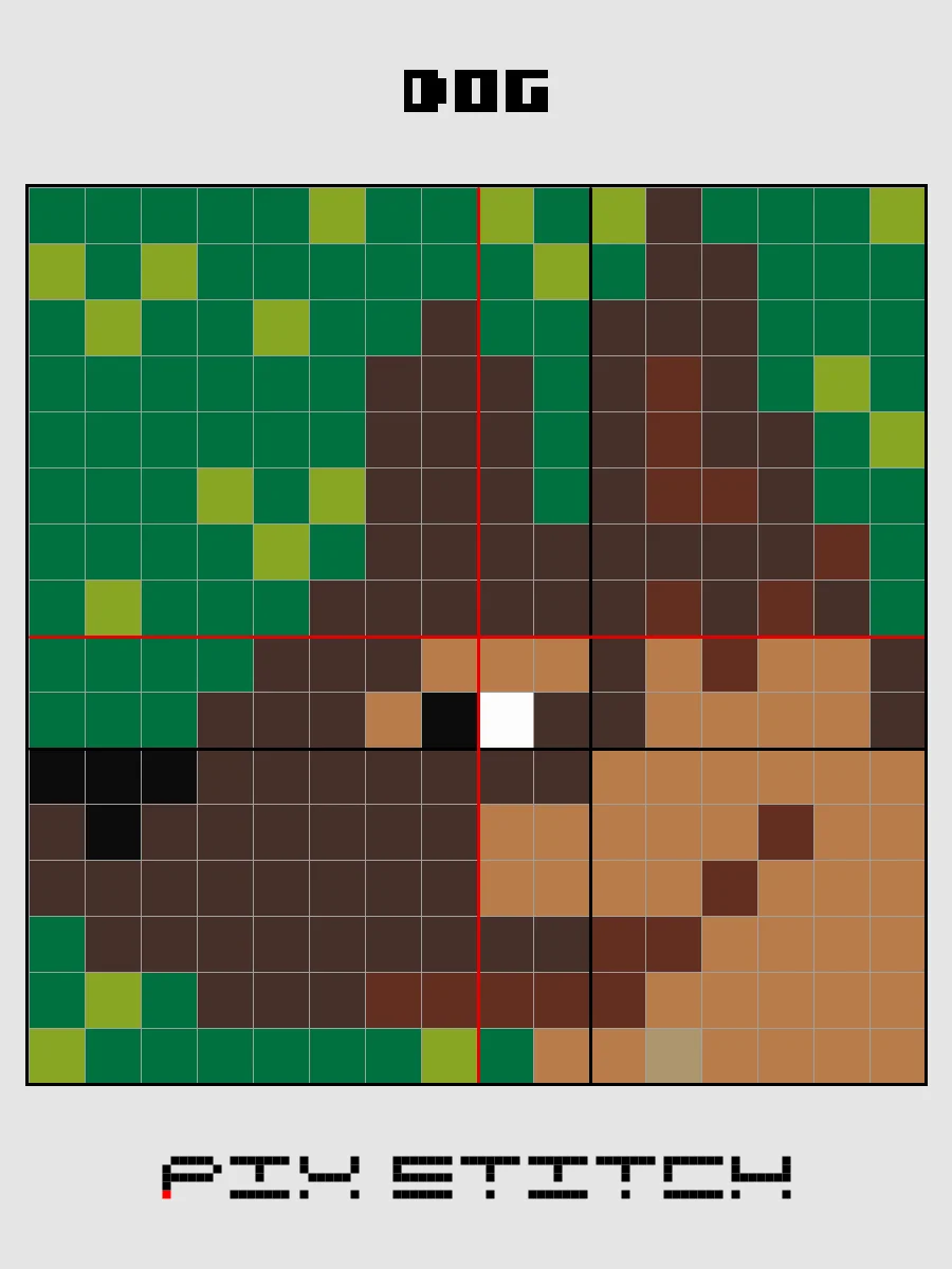 Dog Pixel Art product image (2)