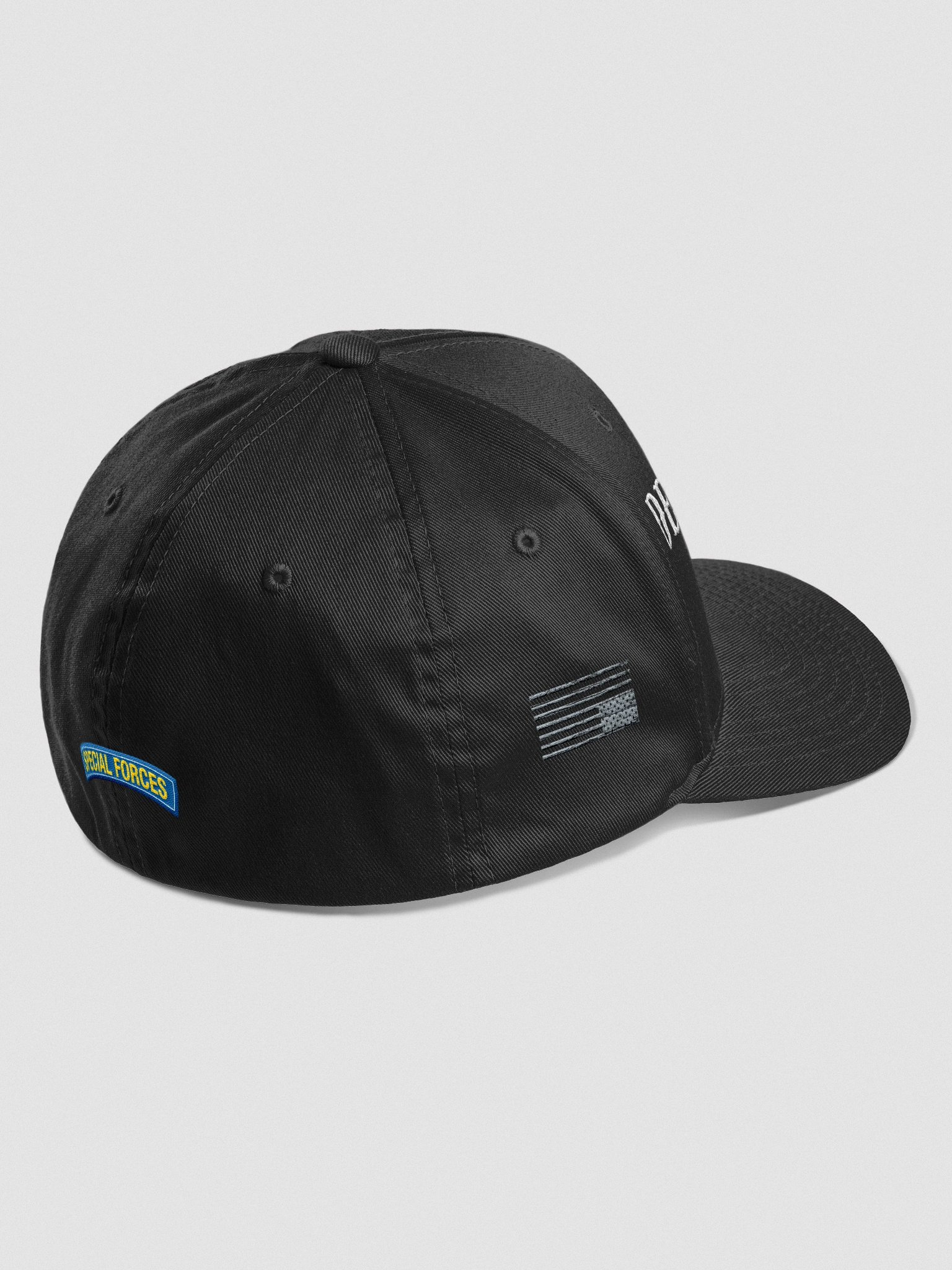 Devil's Brigade Fitted Hat Text & Image Front product image (3)