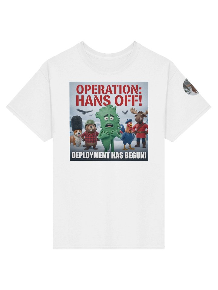 Operation: Hans Off! | Essential Character Tee (White) product image (1)