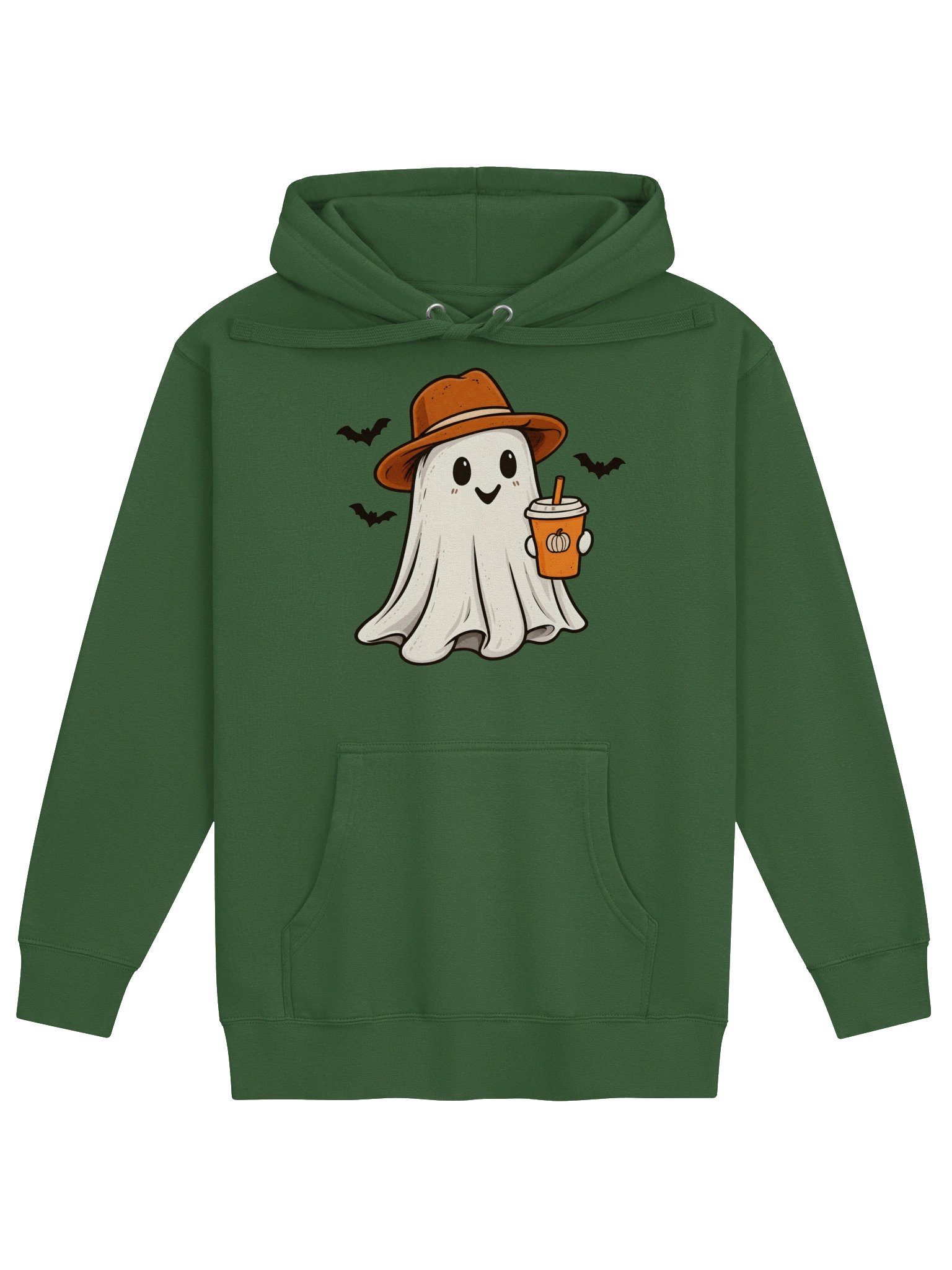 UnspokenMinds Minds Cowboy Ghost and Pumpkin Drink Halloween Hoodie product image (1)
