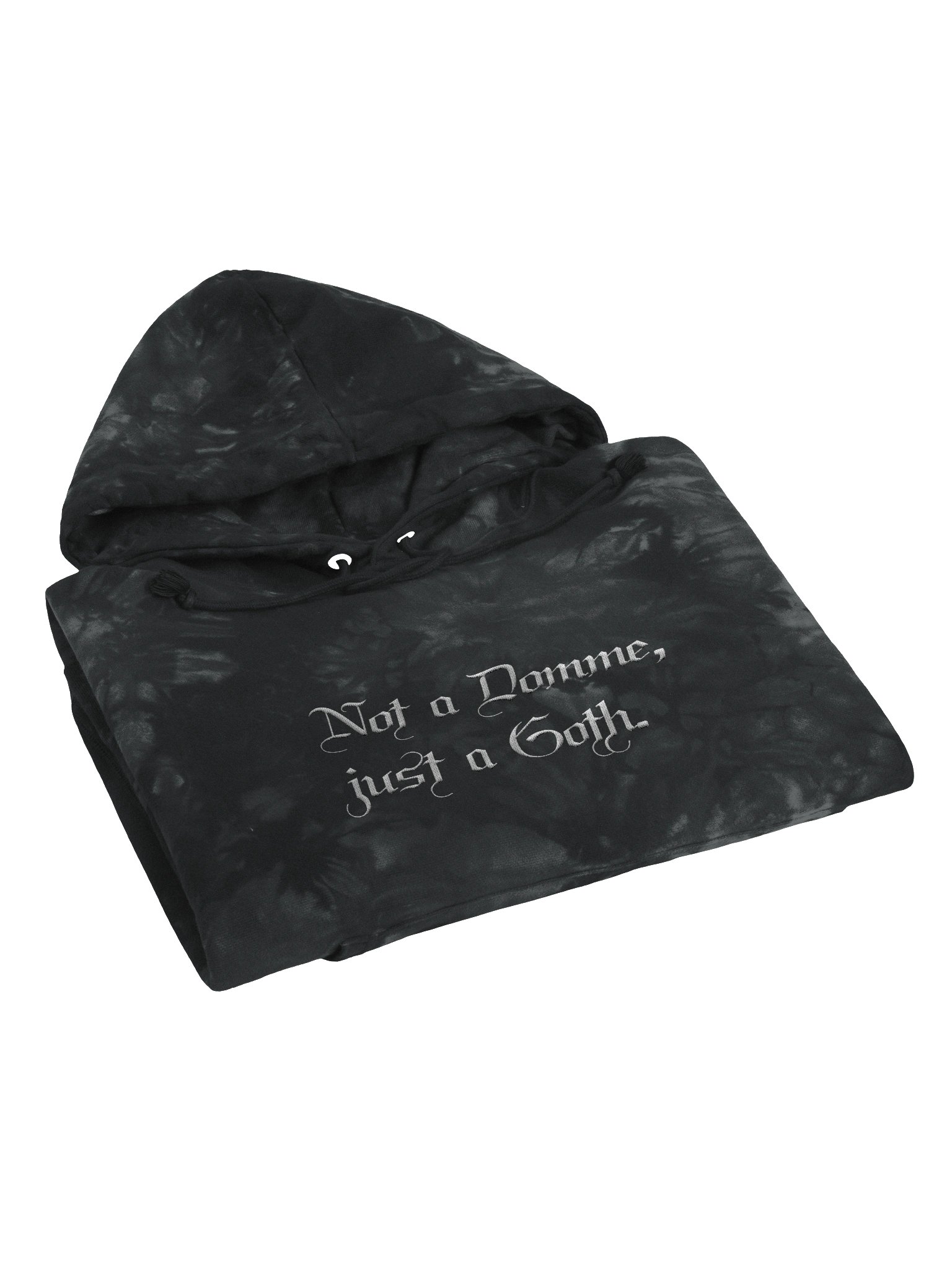 Not a Domme Tie-Dye Embroidered Hoodie product image (3)