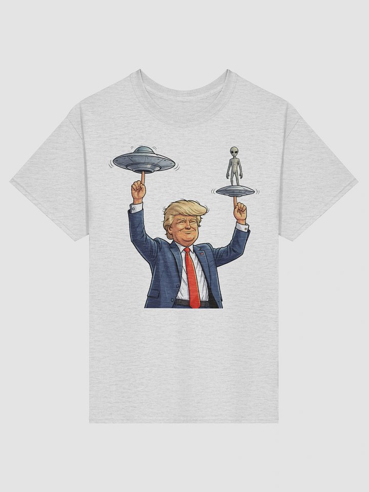 Trump Alien Spinner Shirt - Funny Trump UFO Balancing Act Graphic Tee product image (2)