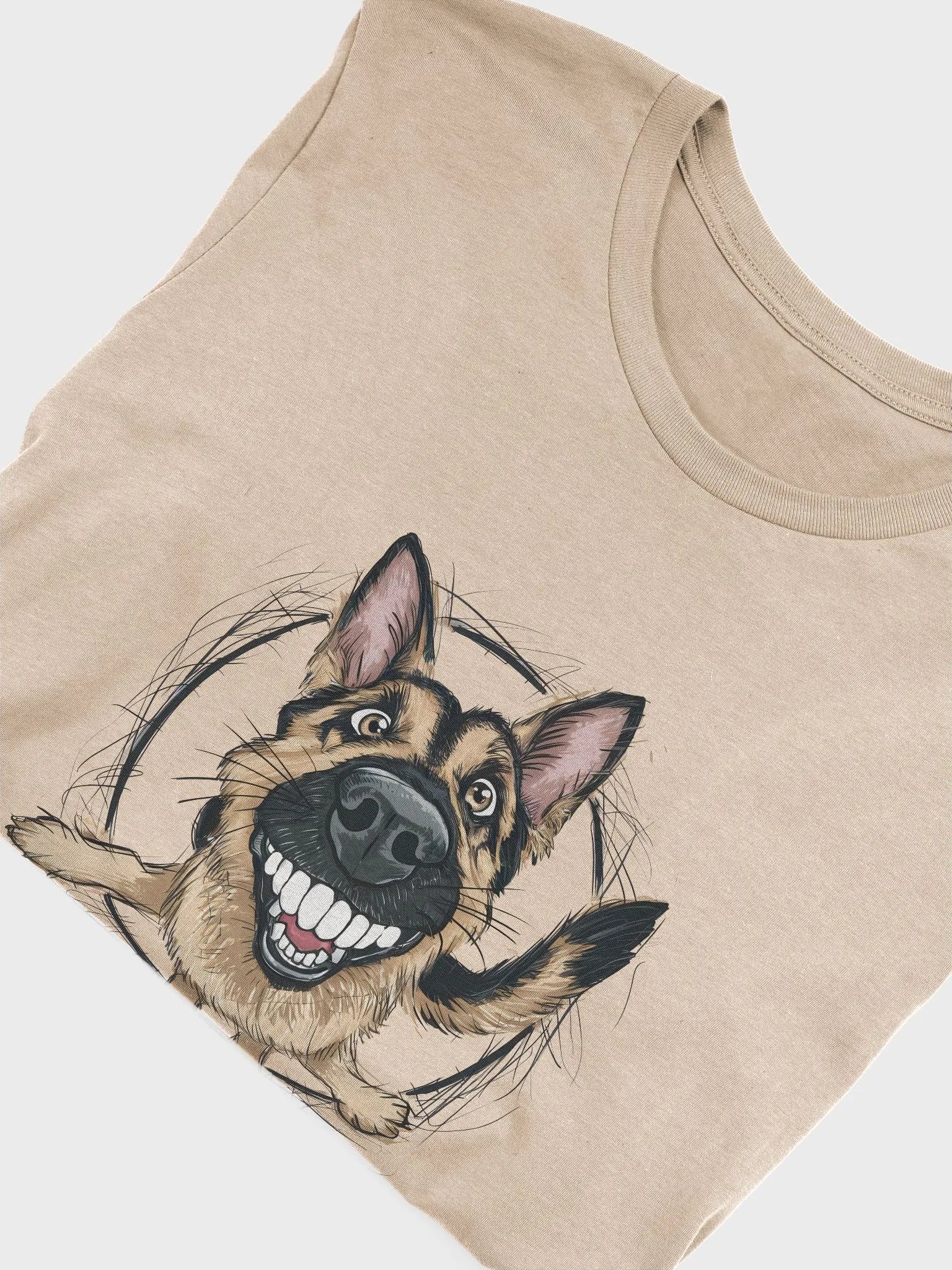 German Shepherd scribble drawing product image (5)