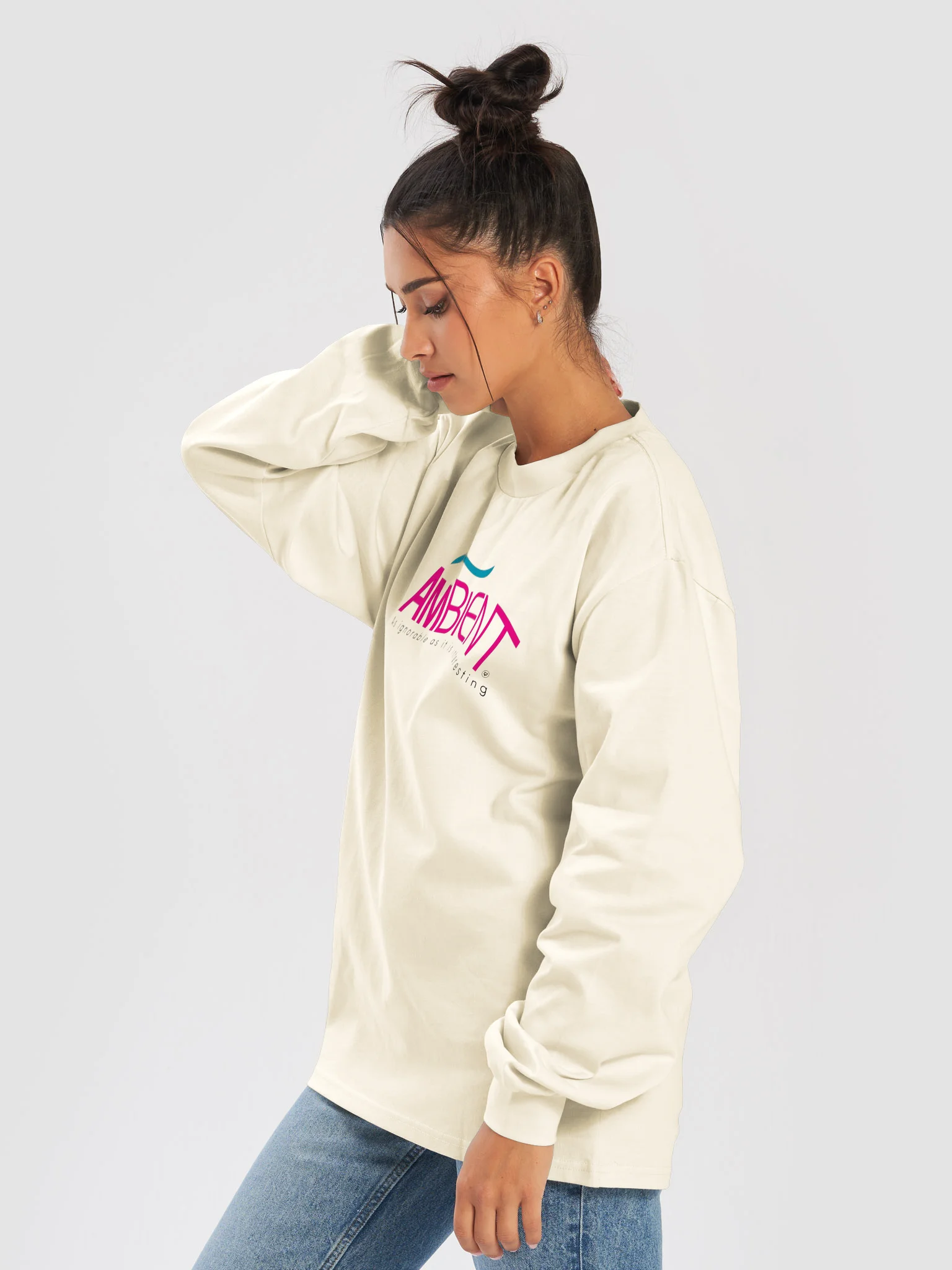 AmbienT Long Sleeve Wht product image (7)