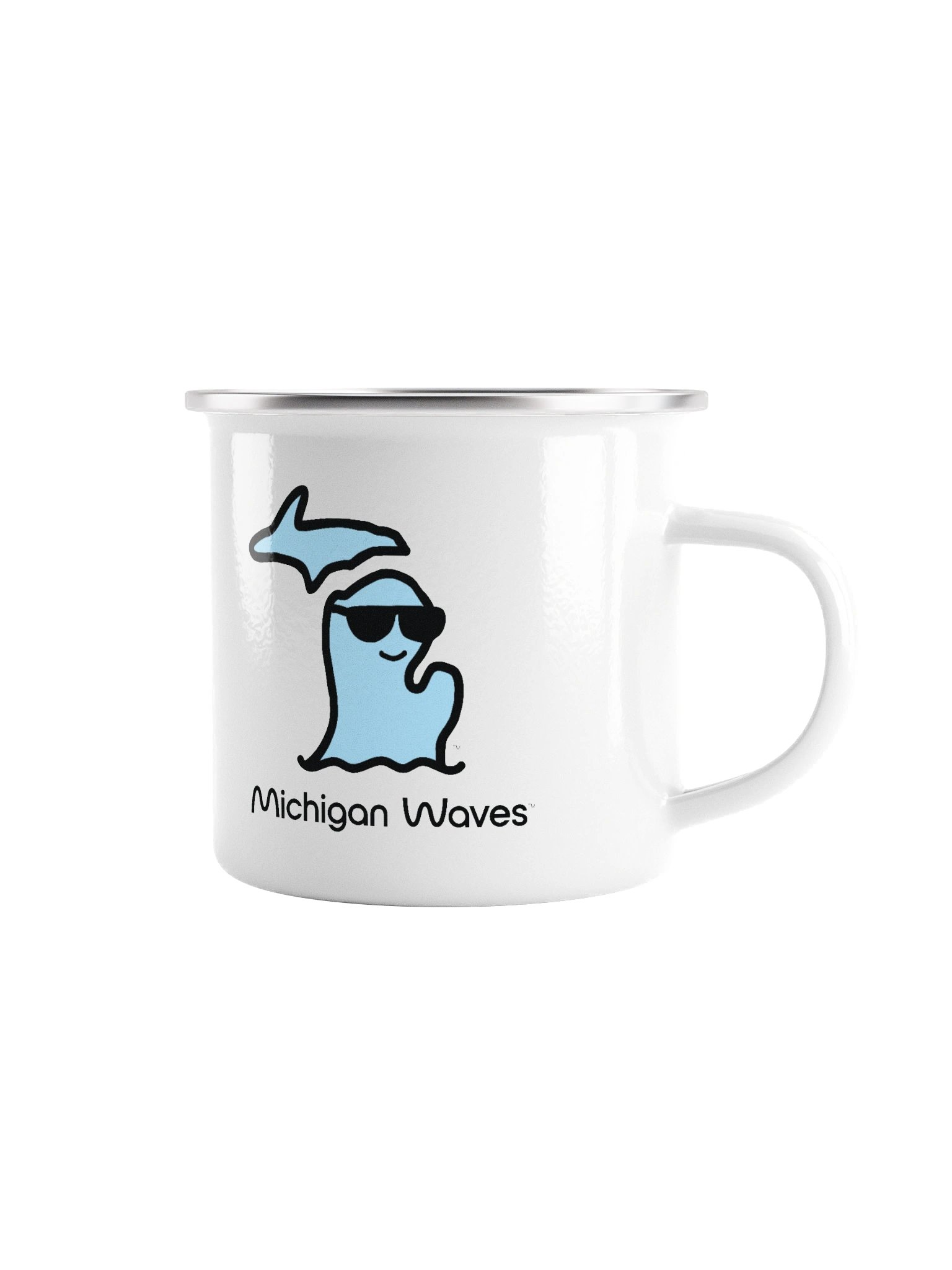 Michigan Waves™ Metal/Enamel Mug product image (2)