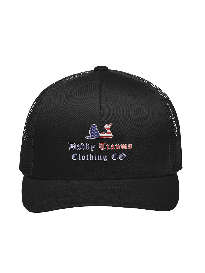 Daddy Trauma Clothing CO. Flag Logo Hat product image (1)
