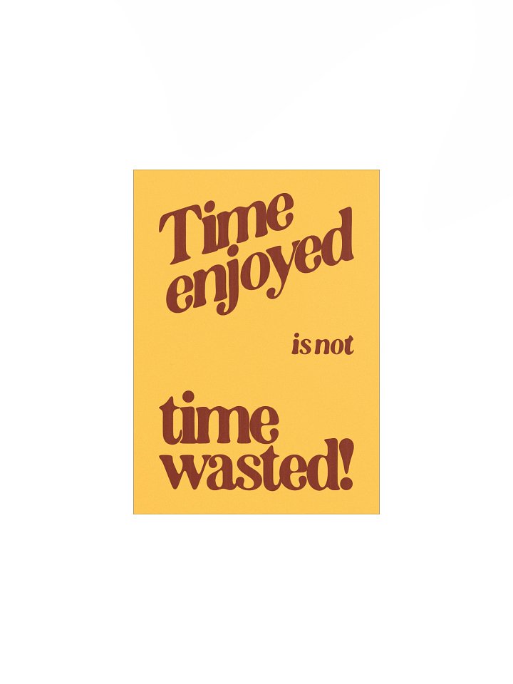Time Enjoyed (Yellow & Brown) product image (1)