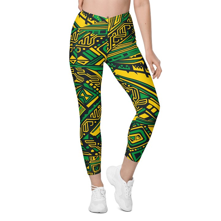 Geometric Fusion Crossover Leggings product image (1)