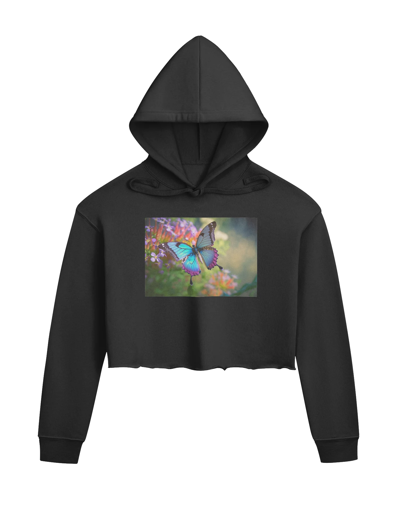 JUST BLOOM — CROPPED HOODIE product image (1)