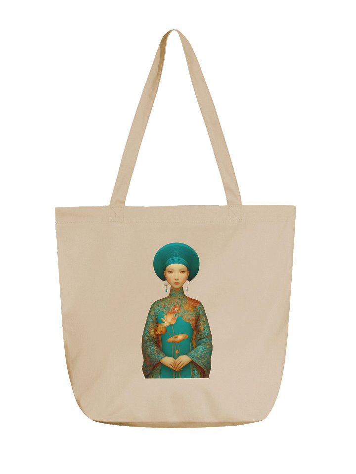 Teal Lotus Goddess Tote product image (1)
