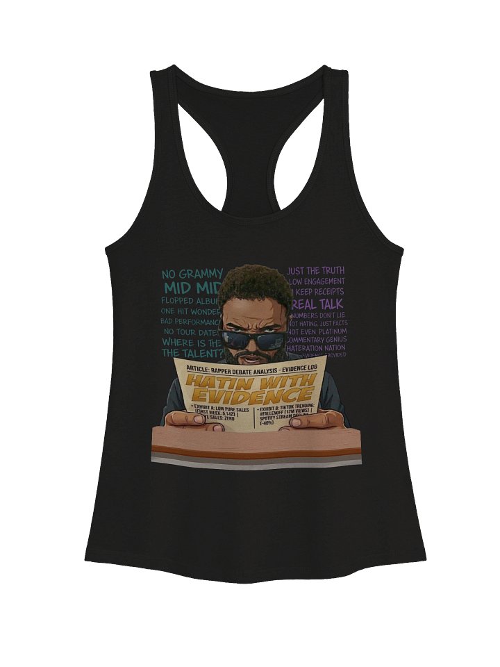 HATIN WITH EVIDENCE - TANK TOPS product image (4)
