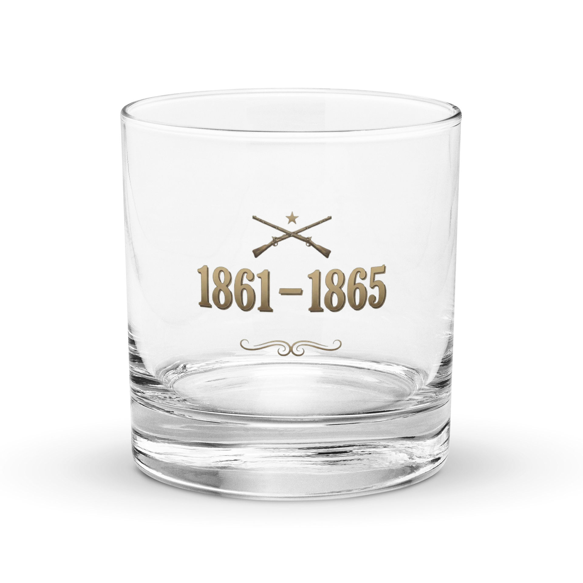Civil War Whiskey Glass (1861–1865) – Rock Glass product image (3)
