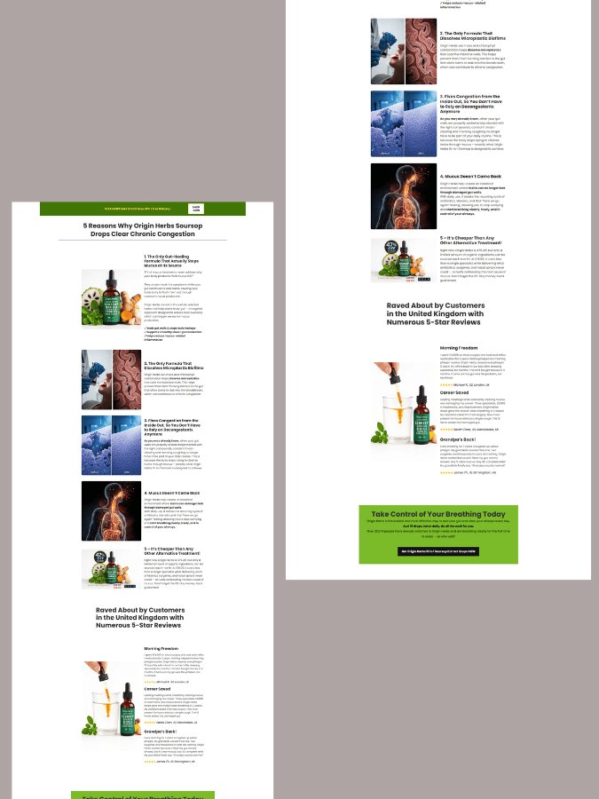 Soursop 10-in-1 Drops - CRO Optimized Listicle Landing Page Template | GemPages product image (1)
