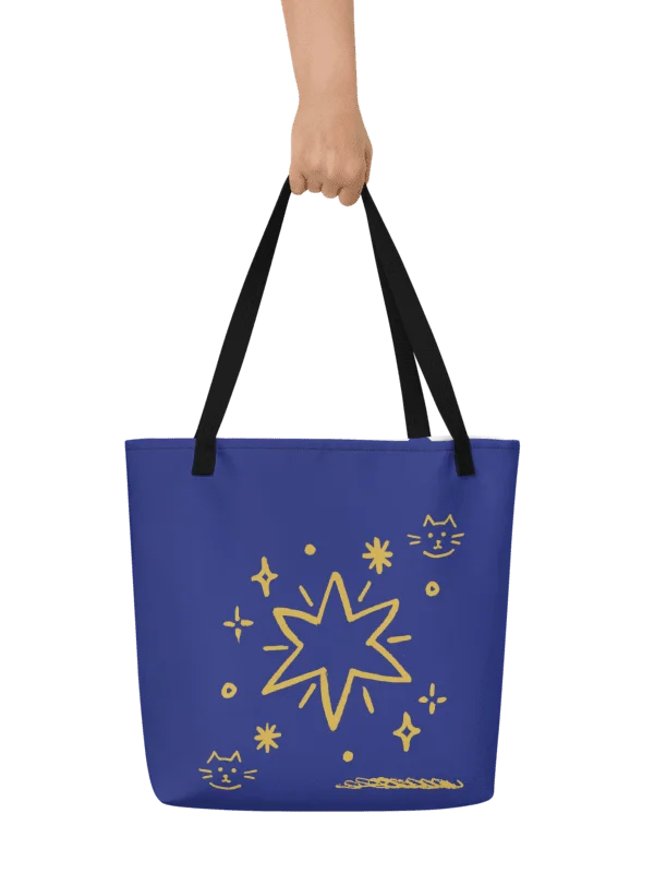 Midnight Doodle Tote Bag product image (4)