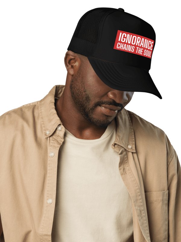 Soul Chains Foam Trucker Hat | IGNORANCE CHAINS THE SOUL product image (1)