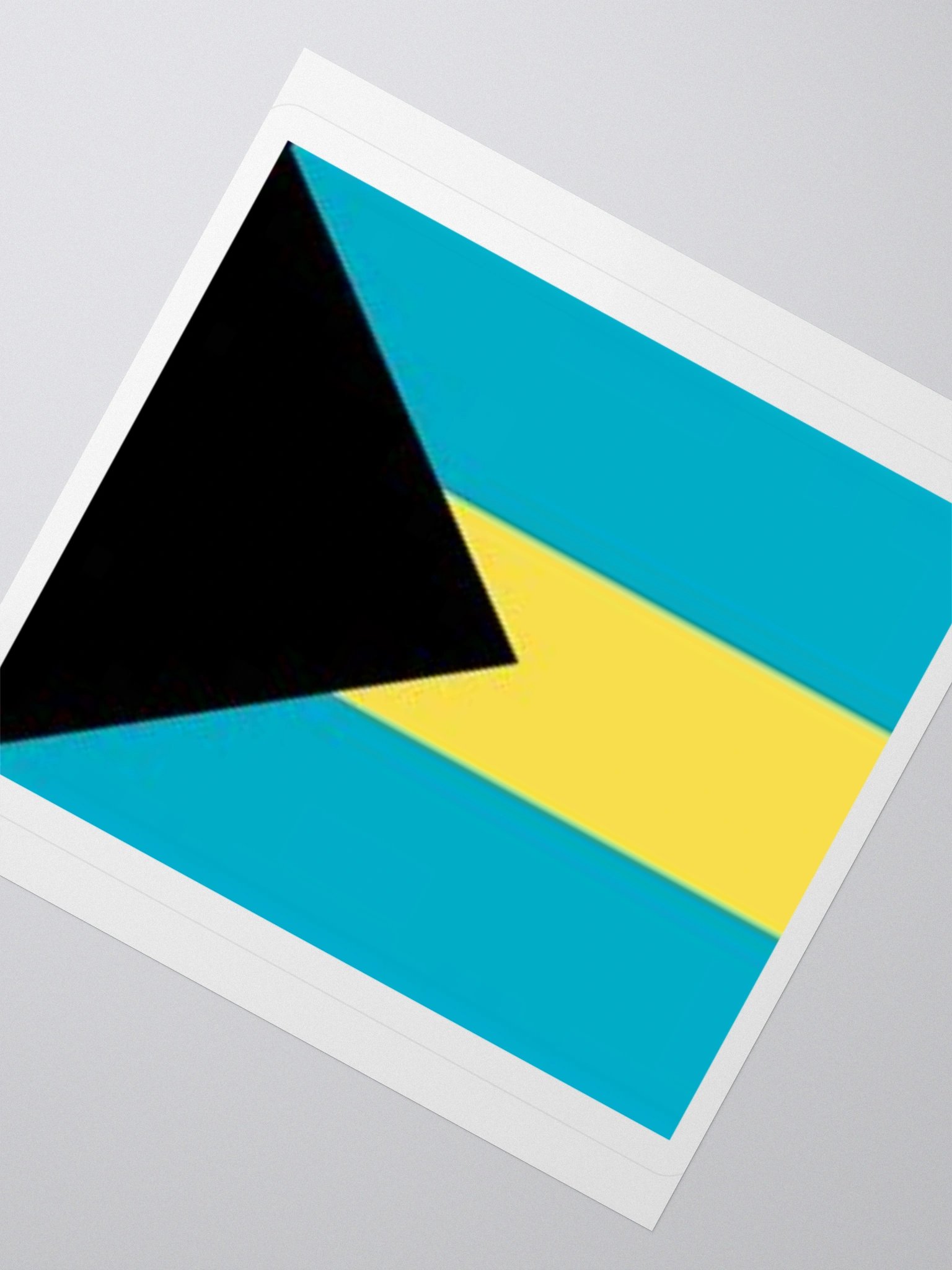 Exclusive Bahamas Flag Kiss-Cut Stickers - High-Quality Vinyl, Multiple Sizes product image (5)