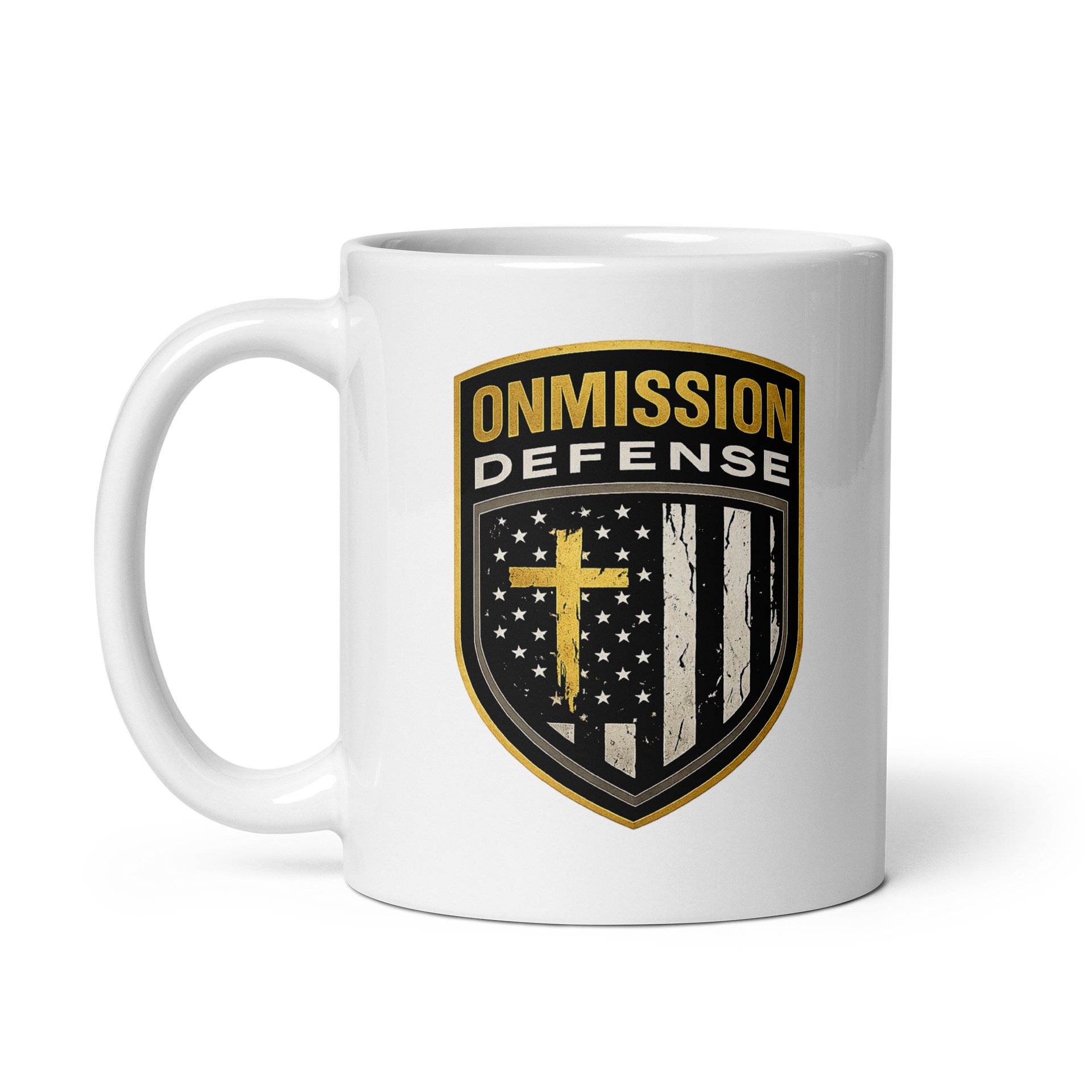 11oz OnMission Defense Mug (White) product image (2)
