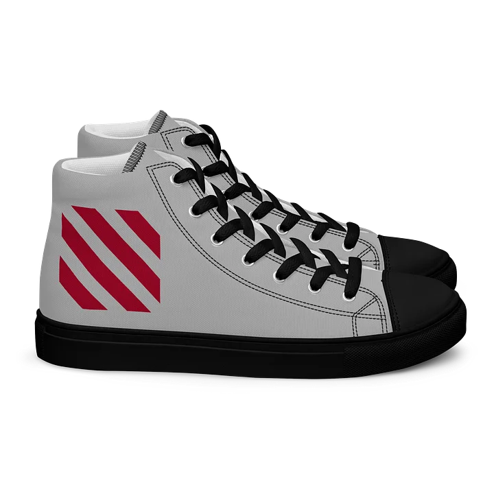 Retro Vibes High Top Canvas Shoes product image (2)