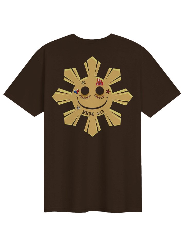 TATTOOED PHILIPPINE SUN BROWN TEE product image (2)